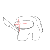 imposter among us drawing by panther in Artbitrator