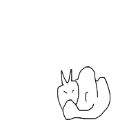 sleeping cat drawing by nevface in Artbitrator