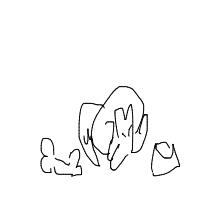 sleepy dog drawing by nevface in Artbitrator