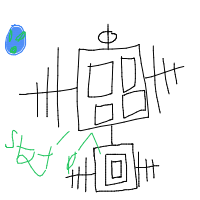 space station drawing by charlise in Artbitrator