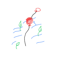 balloon floating away drawing by jojoieeee in Artbitrator