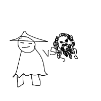 ninja vs viking drawing by jojoieeee in Artbitrator