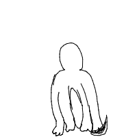 monkey with banana drawing by guest-qy0agb2l3 in Artbitrator