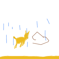 raining cats and dogs drawing by guest-qy0agb2l3 in Artbitrator