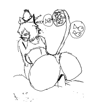 a cat with a hat dreaming about fish with a thought bubble drawing by player-kxinfzewc in Artbitrator