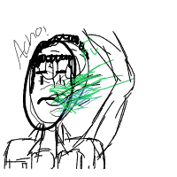 sneezing drawing by guest-1gi28u58d in Artbitrator