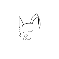 sleeping cat drawing by saintmonkey in Artbitrator