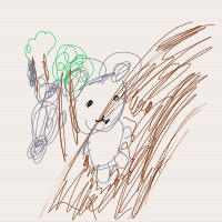 koala hugging tree drawing by guest-5bh7yuh5m in Artbitrator