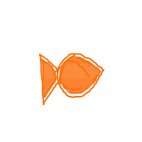 grumpy fish drawing by ilovej69 in Artbitrator