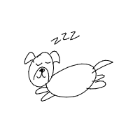 sleepy dog drawing by guest-l5vjek11f in Artbitrator