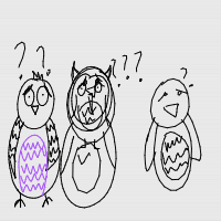 confused owl drawing by guest-l5vjek11f in Artbitrator