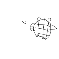 shy turtle drawing by peanutbuttercup273 in Artbitrator