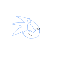 sonic drawing by guest-1m6hp295g in Artbitrator