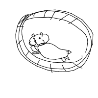 hamster on wheel drawing by guest-61j28fgo4 in Artbitrator