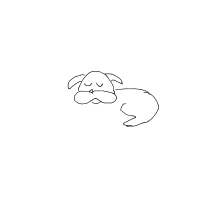 sleepy dog drawing by guest-7ge5rc669 in Artbitrator