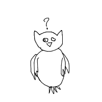 confused owl drawing by guest-7ge5rc669 in Artbitrator