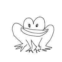 happy frog drawing by guest-7ge5rc669 in Artbitrator