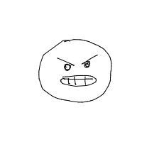 angry face drawing by guest-gey1xfukm in Artbitrator