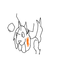 dog catching frisbee drawing by guest-ve4l4njcb in Artbitrator