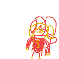 dog in costume drawing by guest-c7j8zqb8w in Artbitrator