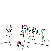 zombie apocalypse drawing by guest-q8cwuvk0h in Artbitrator