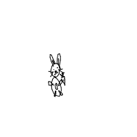 rabbit eating carrot drawing by guest-sj5t4noyx in Artbitrator