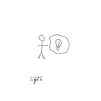 light bulb moment drawing by guest-bv3gv5fcf in Artbitrator