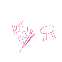 hot dog drawing by guest-gl5j82q1d in Artbitrator