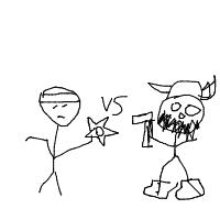 ninja vs viking drawing by guest-kgf71f2zx in Artbitrator
