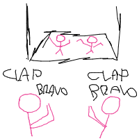 standing ovation drawing by guest-kgf71f2zx in Artbitrator