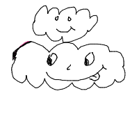 cloud with face drawing by guest-kgf71f2zx in Artbitrator