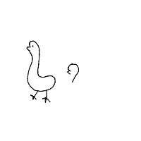 duck leading ducklings drawing by bobreed in Artbitrator