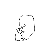 hand on chin drawing by guest-53ydi4ycu in Artbitrator