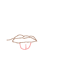 tip of tongue drawing by guest-91f18ywtv in Artbitrator