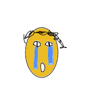 crying face drawing by guest-icj2br23c in Artbitrator