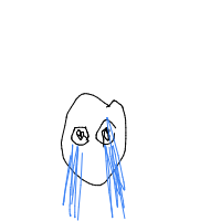crying face drawing by guest-jhcljrroa in Artbitrator