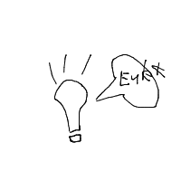 light bulb moment drawing by guest-oud3vuuex in Artbitrator