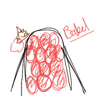 tower of babel drawing by guest-e50zrir5b in Artbitrator