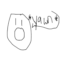 yawning drawing by guest-1h1j4dqgn in Artbitrator