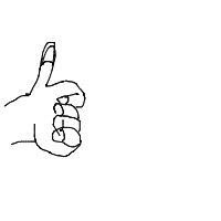 thumbs up drawing by guest-1h1j4dqgn in Artbitrator