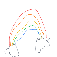rainbow drawing by guest-1h1j4dqgn in Artbitrator