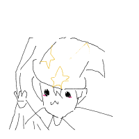 wizard casting spell drawing by crazylilsis in Artbitrator