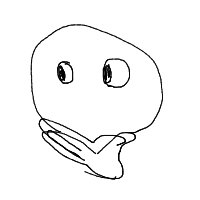 thinking face drawing by geni3987 in Artbitrator