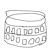 gladiator arena drawing by geni3987 in Artbitrator