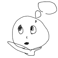 thinking face drawing by geni3987 in Artbitrator