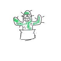 dancing cactus drawing by guest-l0jg40tgl in Artbitrator