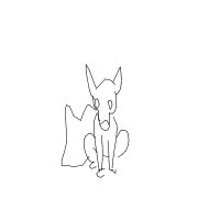 dog in costume drawing by nopalus in Artbitrator