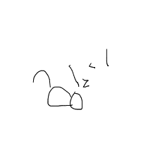 sleeping cat drawing by jonis in Artbitrator