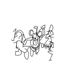 sleepy dog drawing by jonis in Artbitrator