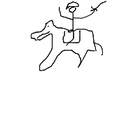 knight riding a horse drawing by guest-w9hgsly52 in Artbitrator